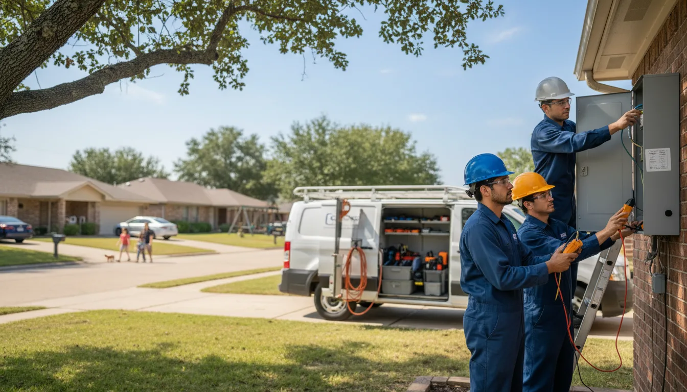 Certified electrician providing emergency electrical services in Lamar, MO